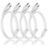 Luz Led Integrada De Tubo T8/t5 De 2 Pies Cable De Alim...