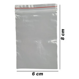 Pack 500 Bolsas Hermeticas 6x8cm Transparentes