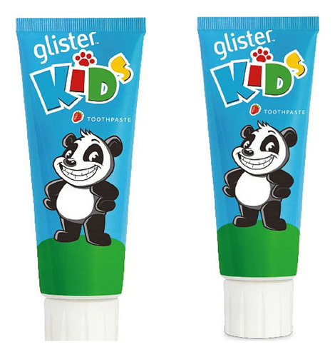 2 Piezas Pasta Dental Glister Kids 