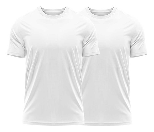 Kit 2 Camisetas Dry Fit Uv Masculina Blusa Camisa Basica