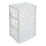 Organizador Plastico 3 Cajones Wenco 3 Colores