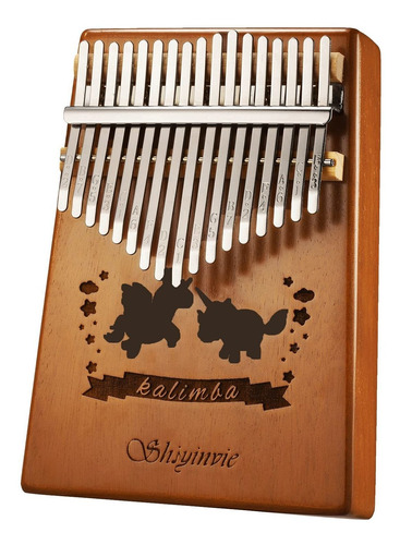 Kalimba Piano Pulgar 17 Teclas Instrumento Musical Madera De