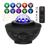 Colorido Cielo Estrellado Galaxia Proyector Bluetooth Luz No