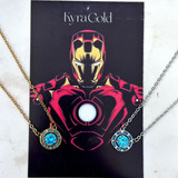 Collar Reactor Iron Man Acero Tony Stark Kyragold Avengers 