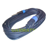 Cable Plug 6.5 - Speakon Para Bafle De 10 Metros Dj Garmath