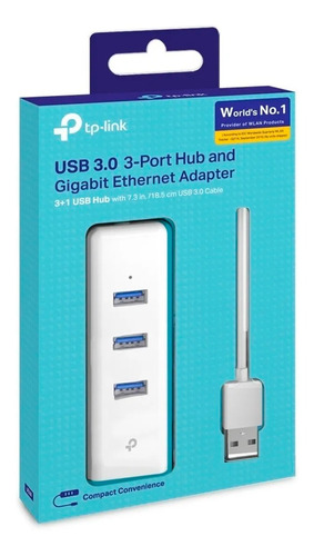 Adaptador Ue330 Usb 3.0 A Ethernet Rj45 - Minihub 