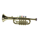 Mini Trompete Brinquedo Instrumento Musical Infantil