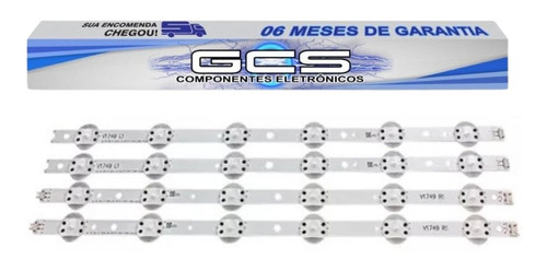 Kit Barras Led Compatível Para Tv 49uj6525 49uj6565 49uj6585