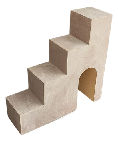 Mesa Escada U 80 Cm Mdf Cru