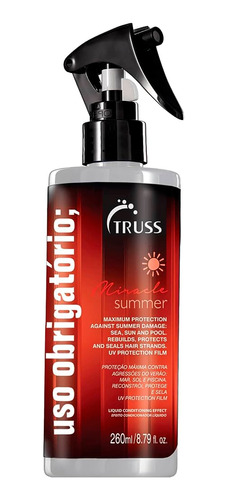 Uso Obrigatório Miracle Summer 260ml - Truss