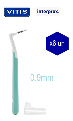 Cepillo Interprox Plus Micro 0.9mm X 6 Unidades