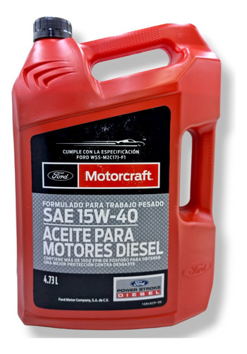 Aceite 15w40 Diesel Multigrado Motorcraft 5 Litros