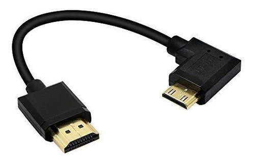 Cable Hdmi - 15cm Mini Hdmi To Hdmi Short Cable, 90 Degree R