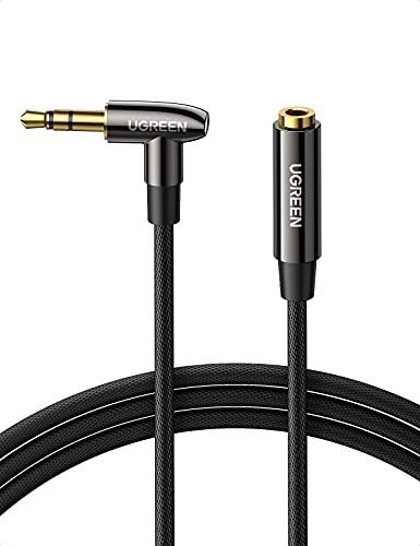 Cable Ugreen Extension Para Auriculares Auxiliar 3.5mm-negro
