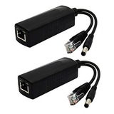 Anvision 2-pack Activo Divisor Poe Ieee 802.3af Adaptador **