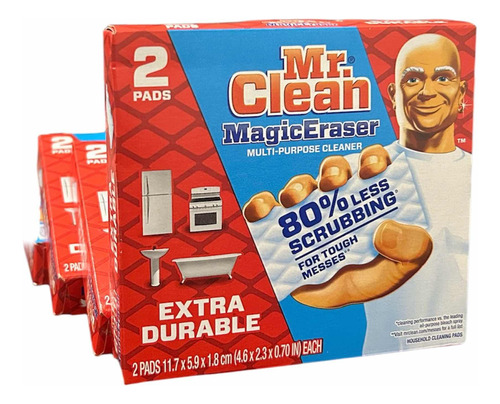 Esponja Mr. Clean Eraser Extra Durable Original Pack X 2