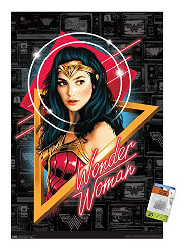 Película De Dc Comics - Wonder Woman 1984 - Póster De Pared 