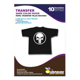 Papel Transfer Telas Oscuras 10 Hojas. Envio Gratis X 3 Un!