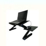 Suporte Mesa Dobravel Notebook C/ Cooler Multifuncional