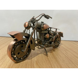 Motocicleta A Escala Tipo Chopper Harley-davidson Fat Boy 