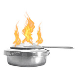 Fogareiro Réchaud Fondue Inox Espiriteira Cozinha Álcool