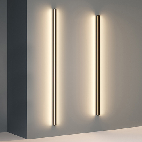 Lámpara De Pared Minimalista Con Tira De Luz Cálida, Habitac