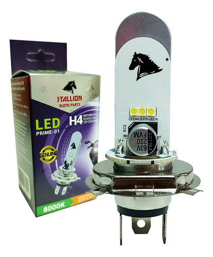 Lampada Farol Led H4 8000k Universal Shineray