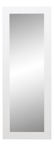 Espejo Decorativo Marco Madera Blanco 130 Cm X 44.5 Cm