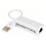 Adaptador Tarjeta De Red Lan Rj45 Fast Ethernet  Usb 2.0