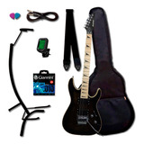 Guitarra Strinberg Sgs250 Sgs-250 Tbk Kit Com Capa Cpt Ofert