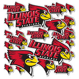 Calcomanía De Universidad Estatal De Illinois Redbirds...