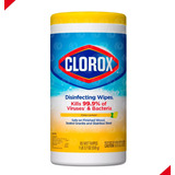 Pañitos Desinfectante Clorox Elimina 99,9% Virus Y Bacterias