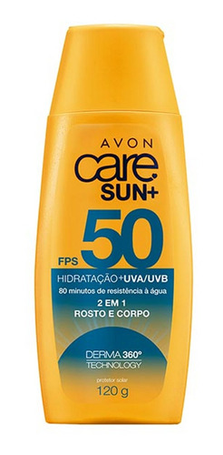 Protetor Solar 2 Em 1 Corpo Rosto Fps50 Avon Sun