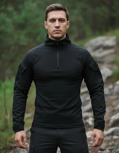 Playera Deportiva Al Aire Libre De Manga Larga De Camuflaje | MercadoLibre