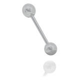 Piercing Tragus Flat Helix Labret Mamilo Em Aço Inox Bola