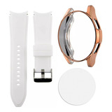 Pack Malla Vidrio Y Funda Para Samsung Watch4 Classic 42mm 