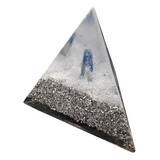 Orgonita Pirámide Tetraédrica Con Cuarzo Y Cianita Azul
