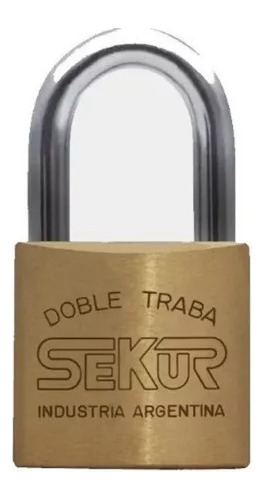 Candado Hermanados 31mm Bronce Doble Traba Sekur