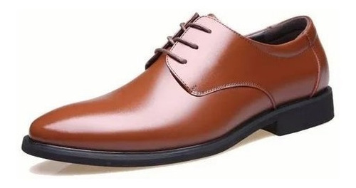 Zapatos De Cuero Para Hombre Elegantes Estilo Británico