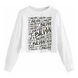 Sudadera Crop Top - J Balvin Logo