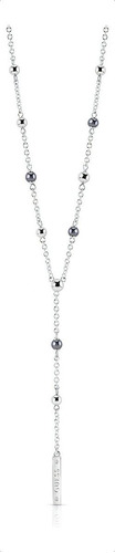 Collar Guess Mujer Plateado N & Mtl Bead&pearls Ubn84060