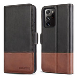 Funda Billetera Galaxy Note 20 Ultra Black/brown