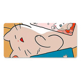 Mousepad Gammer - Dibujo Cad Xxl - 90x40 - Gato Siesta - 23