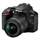  Nikon D3500 Dslr Color  Negro + Tripie