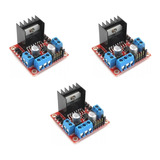 Paquete 3 Pzas Puente H L298 Modulo Motor Driver P/ Arduino