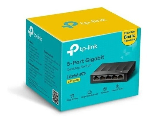 Ls1005g Switch De Escritorio Tp-link De 5 Ptos Gigabit  