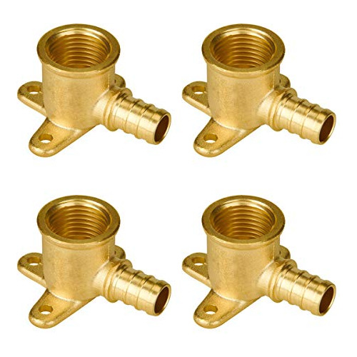 4 Pcs Pex Fittings 1/2 Inch Drop Ear, Pex Drop Ear Elbo...