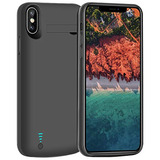 Funda De Batería iPhone X/xs, 5000 Mah, Funda De Carga...