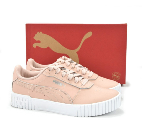 Puma Tenis De Dama Carina 2.0 Rosa 100% Original