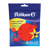 Foamy Pelikan Moldeable 50 Gr Rojo X2 Und